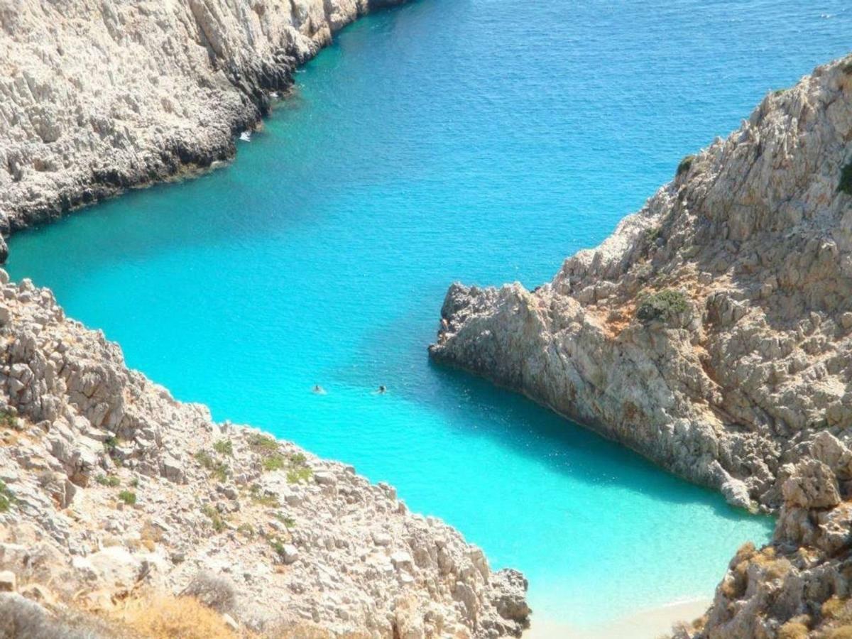 House With Sea View Close To Platanias Vrísai Dış mekan fotoğraf